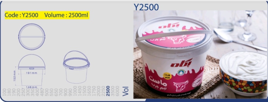 تصویر 2 از ظروف بسته بندی مواد لبنی